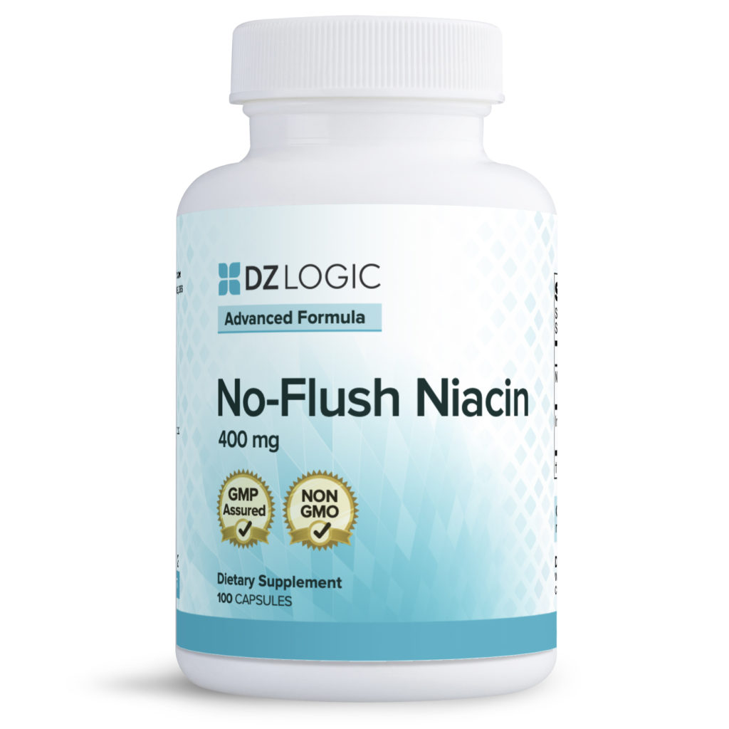 DzLogic NoFlush Niacin 400 mg 100 capsules DzLogic Store